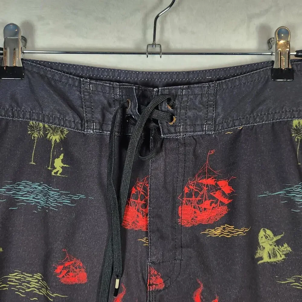 RVCA Board Shorts‎ Performance Stretch Multicolor Mens Size 38